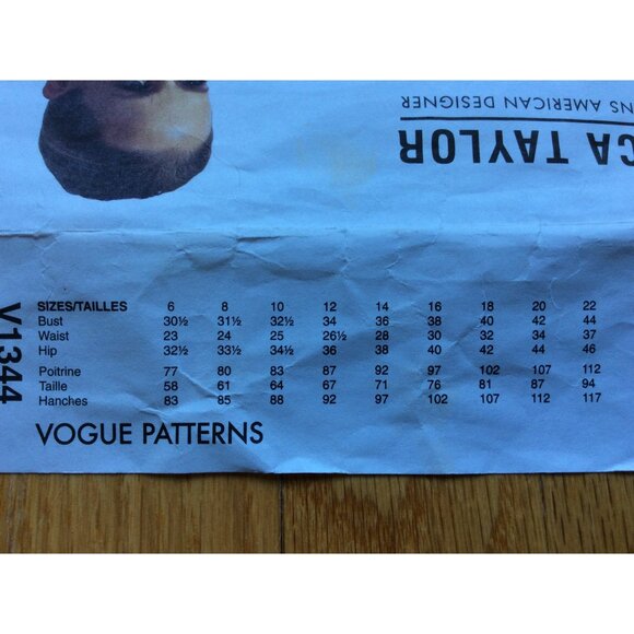 Misses Dress Pattern Rebecca Taylor Vogue American Designer 1344 UNCUT - Picture 5 of 6